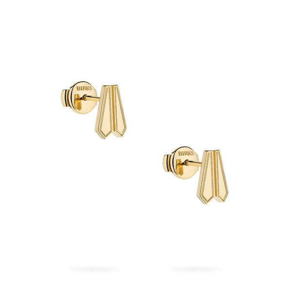 Yellow Gold Stud Earrings